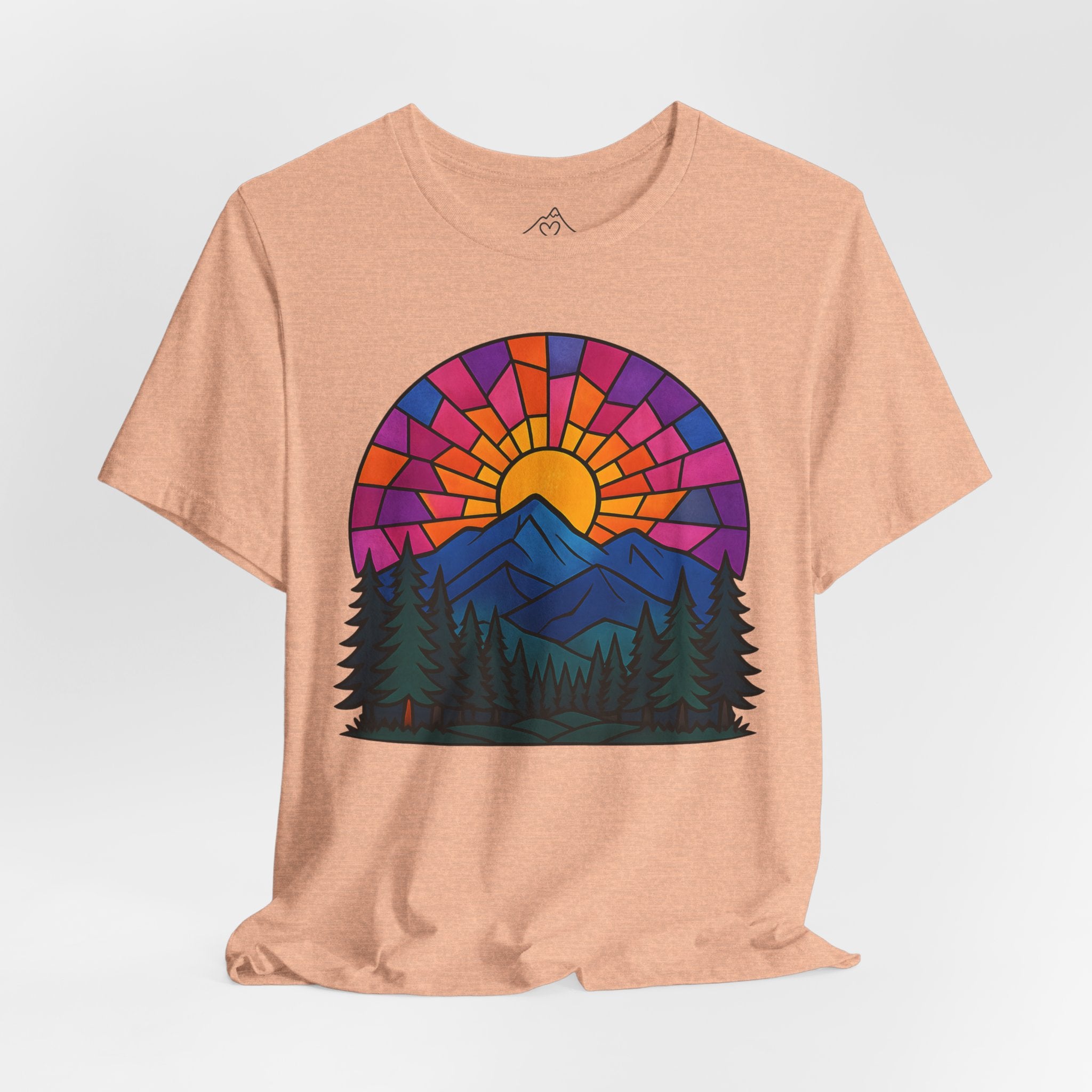 Stained Glass Sunset T-Shirt