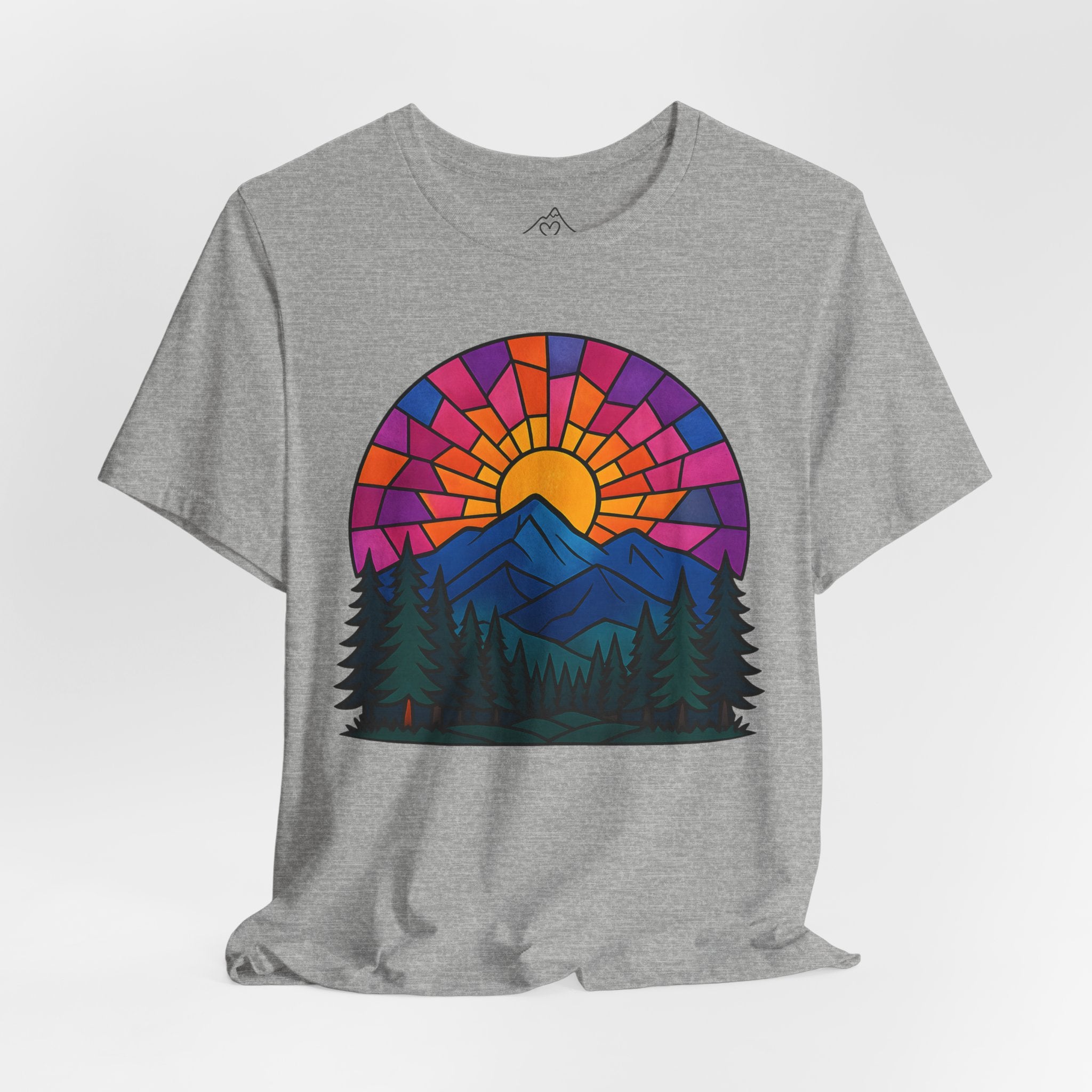 Stained Glass Sunset T-Shirt