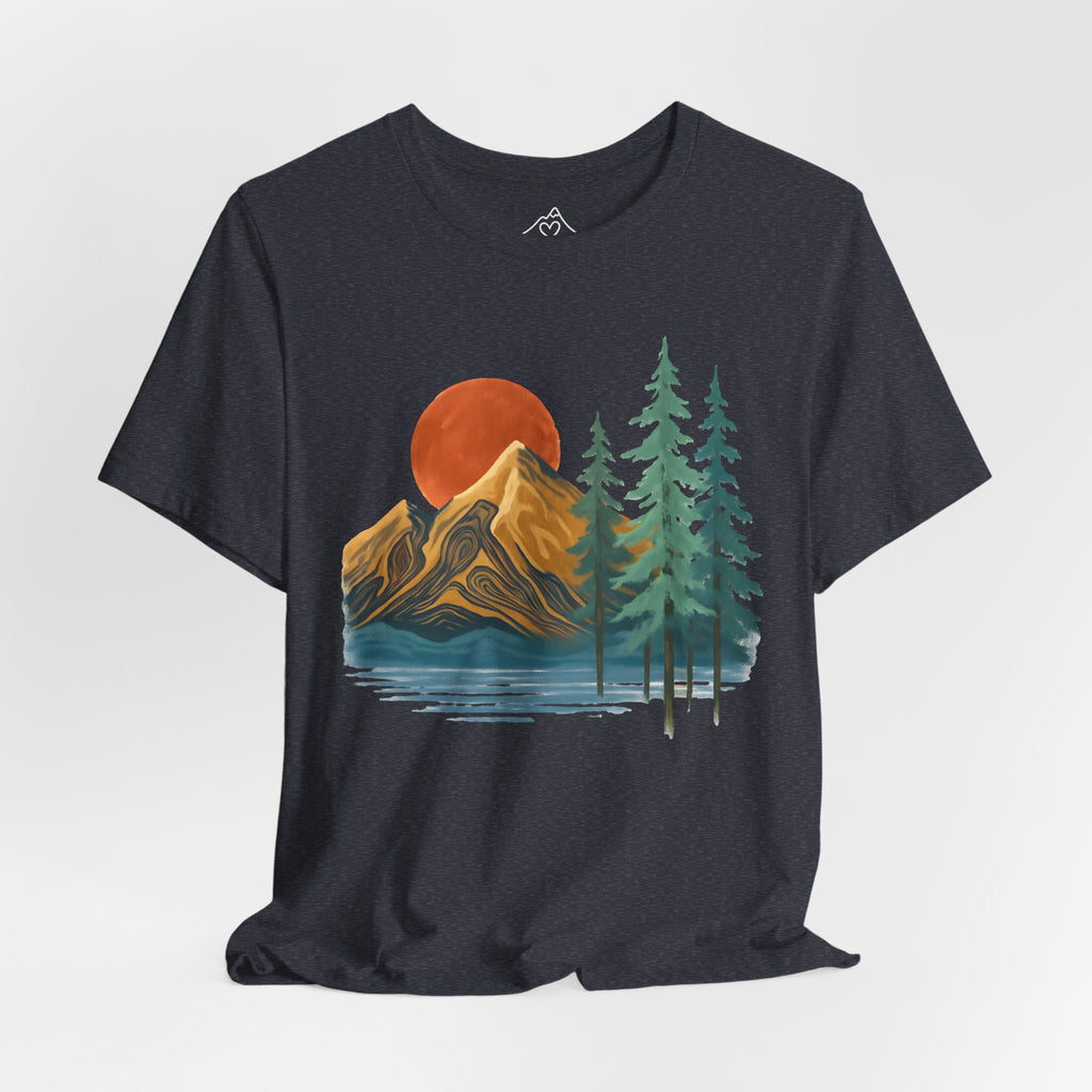 Peak Lake Sunset T-Shirt