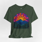 Stained Glass Sunset T-Shirt